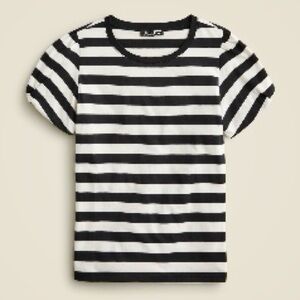 J Crew vintage jersey puff sleeve Tshirt